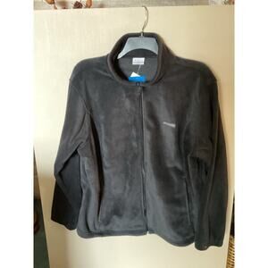 COLUMBIA, NWT Women's 3X Mount Cannon Fleece Full Zip Jacket. Black